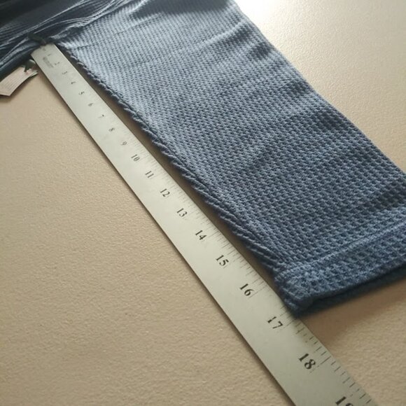 Terra & Sky women's size 1X blue waffle knit sweater - Picture 4 of 12